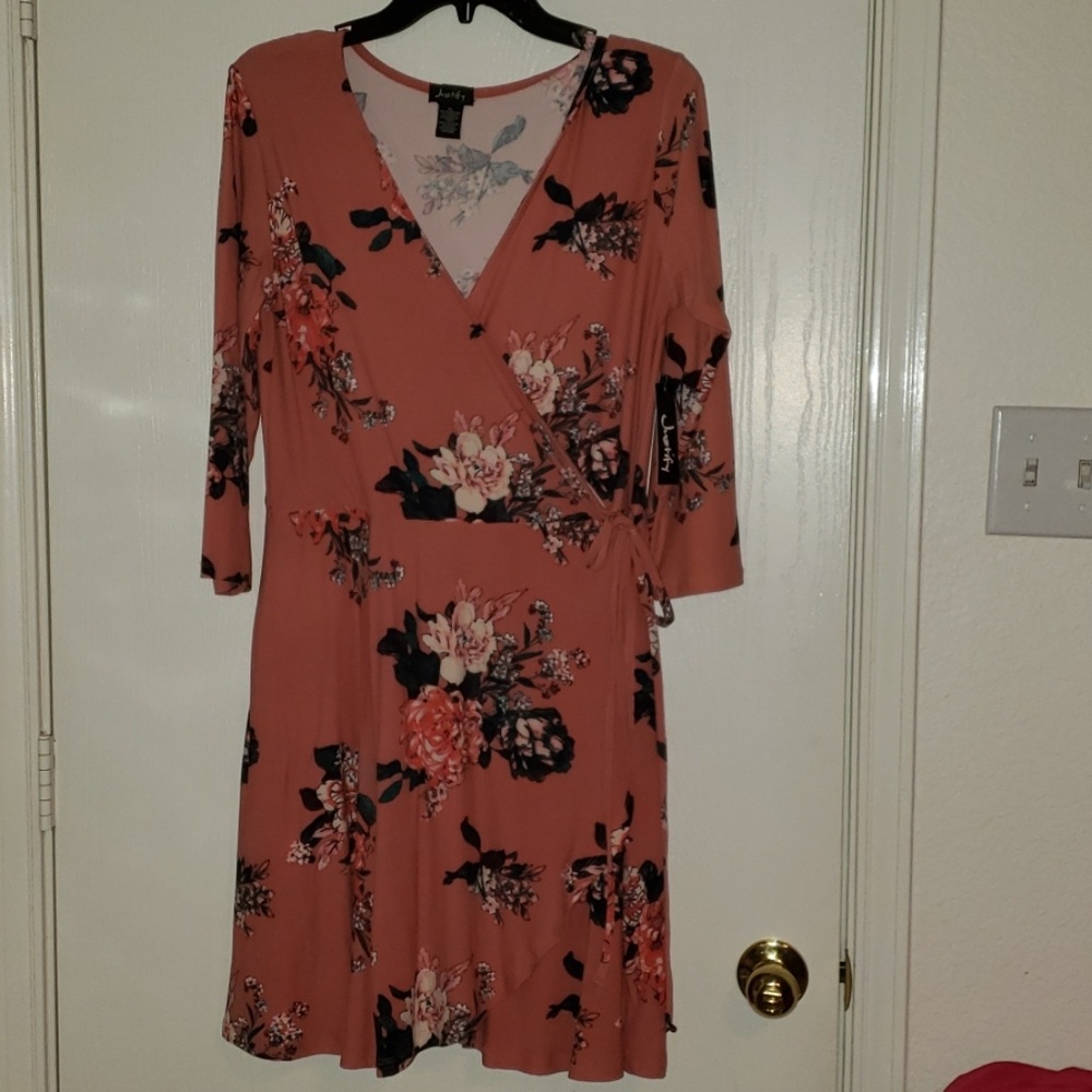 Casual floral print dress